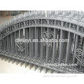 durable arc top wrought iron fencing gate design
